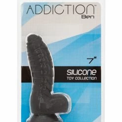 B.M.S. Enterprises Dildos Addiction Ben 7" Dildo - Black