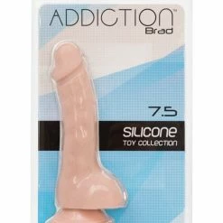 B.M.S. Enterprises Dildos Addiction Brad 7.5" Dildo - Beige