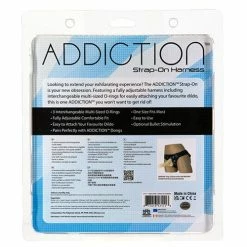 B.M.S. Enterprises Addiction Strap On Harness - Black Dildos