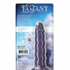 B.M.S. Enterprises Fantasy Addiction 7" Unicorn Dildo - Purple