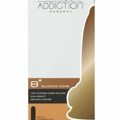 B.M.S. Enterprises Dildos Naked Addiction 8" Dual Density Silicone Dildo - Caramel