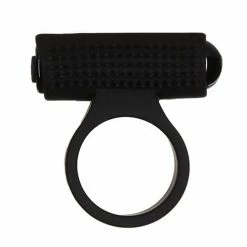 B.M.S. Enterprises Cosmic Cock Ring W-rechargeable Bullet - 9 Functions Black Penis Toys