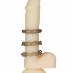 B.M.S. Enterprises Got Big Dick 3 Pack Cock Rings - Black Penis Toys