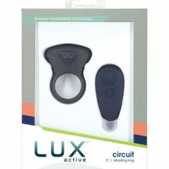 B.M.S. Enterprises Lux Active Circuit Vibrating Ring - Dark Blue