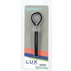 B.M.S. Enterprises Lux Active Tether Adjustable Cock Tie - Black Penis Toys