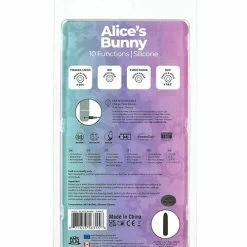 B.M.S. Enterprises Vibrators Alice's Bunny Rechargeable Bullet With Rabbit Sleeve