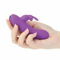 B.M.S. Enterprises Vibrators Alice's Bunny Rechargeable Bullet With Rabbit Sleeve