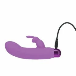 B.M.S. Enterprises Vibrators Alice's Bunny Rechargeable Bullet With Rabbit Sleeve