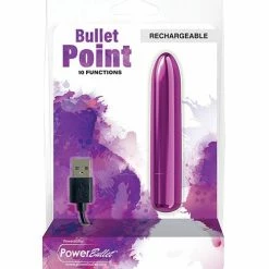 B.M.S. Enterprises Bullet Point Rechargeable Bullet - 10 Functions
