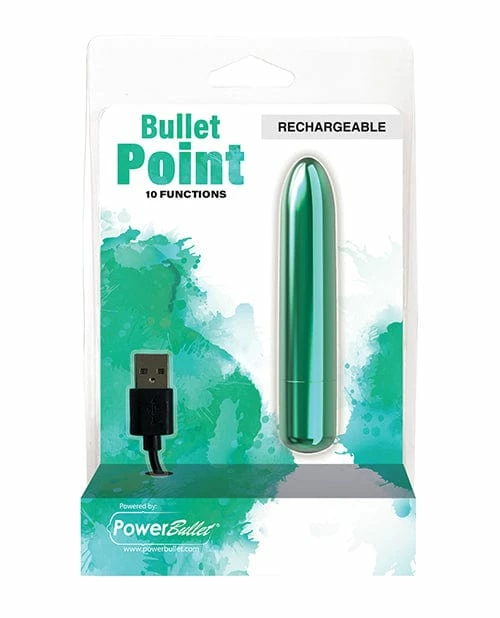 B.M.S. Enterprises Bullet Point Rechargeable Bullet - 10 Functions
