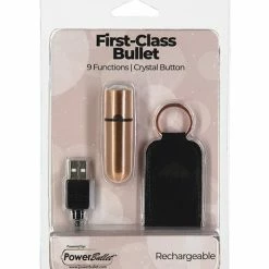 B.M.S. Enterprises First Class Mini Rechargeable Bullet With Crystal - 9 Functions