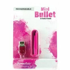 B.M.S. Enterprises Mini Bullet Rechargeable Bullet - 9 Functions