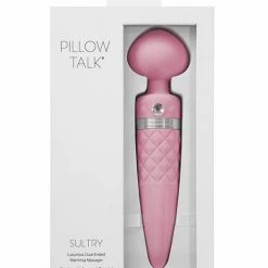 B.M.S. Enterprises Pillow Talk Sultry Rotating Wand Vibrators