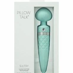 B.M.S. Enterprises Pillow Talk Sultry Rotating Wand Vibrators