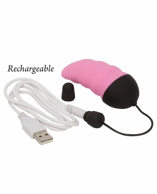 B.M.S. Enterprises Vibrators Powerbullet Remote Control Vibrating Tongue - Pink