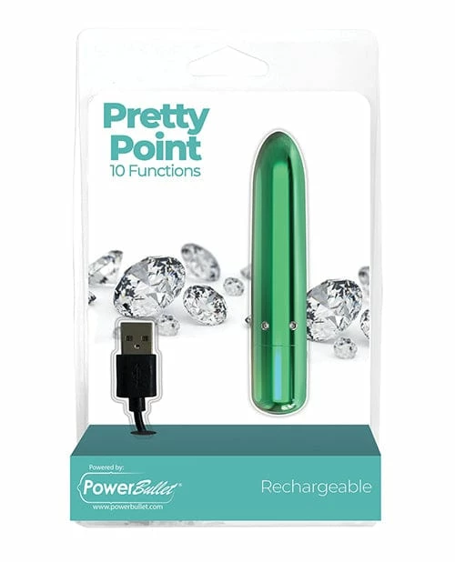 B.M.S. Enterprises Pretty Point Rechargeable Bullet - 10 Functions Vibrators