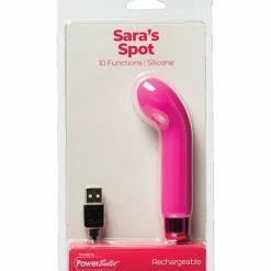 B.M.S. Enterprises Sara's Spot Rechargeable Bullet With G Spot Sleeve - 10 Functions