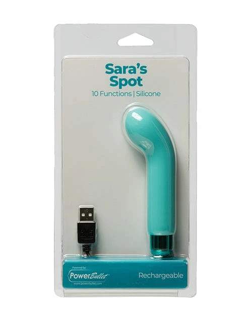 B.M.S. Enterprises Sara's Spot Rechargeable Bullet With G Spot Sleeve - 10 Functions
