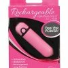 B.M.S. Enterprises Vibrators Simple & True Rechargeable Vibrating Bullet - Pink