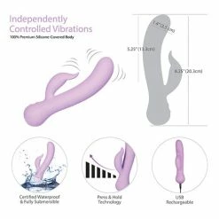 B.M.S. Enterprises The Duchess Swan - Lilac Vibrators