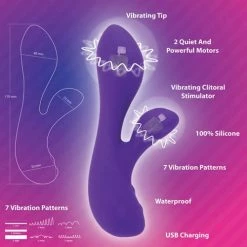 B.M.S. Enterprises The Silver Swan Special Edition - Purple Vibrators