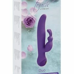 B.M.S. Enterprises Touch By Swan Duo Rabbit Vibrator Vibrators