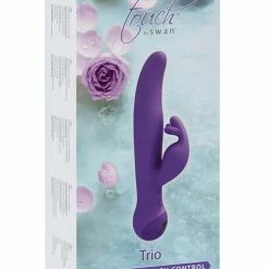 B.M.S. Enterprises Touch By Swan Trio Clitoral Vibrator Vibrators