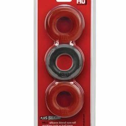 OXBALLS Hunky Junk 3 Pack C Ring - Ice