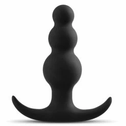 Blush Novelties Anal Toys Blush Anal Adventures Beaded Plug - Black