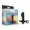 Blush Novelties Anal Toys Blush Anal Adventures Platinum Silicone Vibrating Prostate Massager 01 - Black
