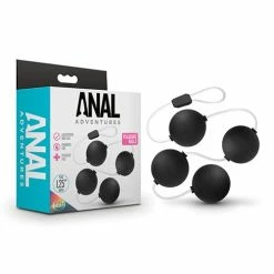 Blush Novelties Blush Anal Adventures Pleasure Balls - Black Anal Toys