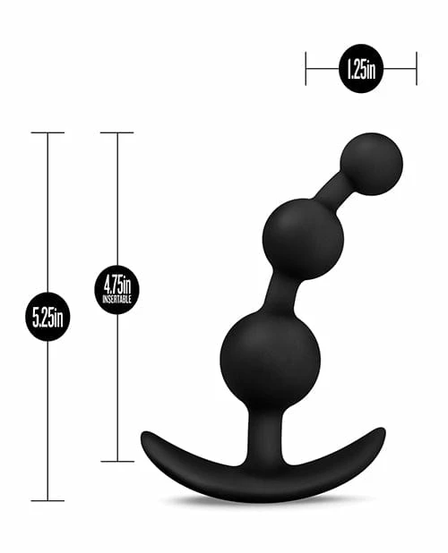 Blush Novelties Blush Anal Adventures Small Beads - Black Anal Toys