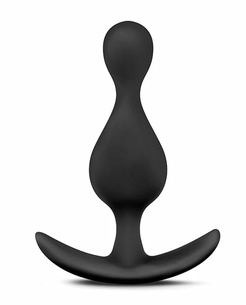 Blush Novelties Blush Anal Adventures Wave Plug - Black Anal Toys