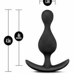 Blush Novelties Blush Anal Adventures Wave Plug - Black Anal Toys