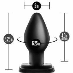 Blush Novelties Blush Anal Adventures XL Plug - Black Anal Toys