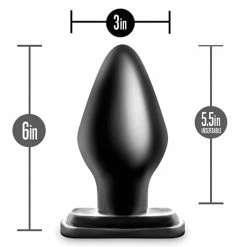 Blush Novelties Blush Anal Adventures XXL Plug - Black