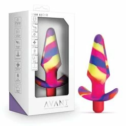 Blush Novelties Blush Avant Free Spirit Silicone Vibrating Plug - Scarlet Anal Toys