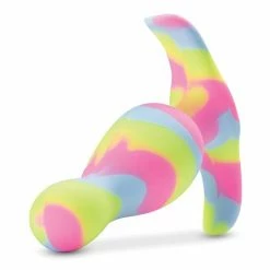 Blush Novelties Anal Toys Blush Avant Kaleido Silicone Plug - Lime