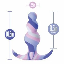 Blush Novelties Blush Avant Twilight Silicone Plug - Blue