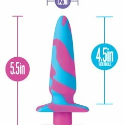 Blush Novelties Blush Avant Vibrotize Silicone Vibrating Plug - Fuchsia