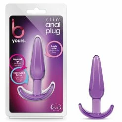 Blush Novelties Blush B Yours Slim Anal Plug - Purple
