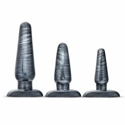 Blush Novelties Blush Jet Anal Trainer Kit - Carbon Metallic Black