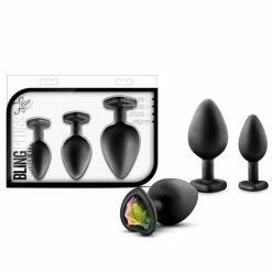 Blush Novelties Anal Toys Blush Luxe Bling Plugs Training Kit