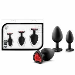Blush Novelties Anal Toys Blush Luxe Bling Plugs Training Kit