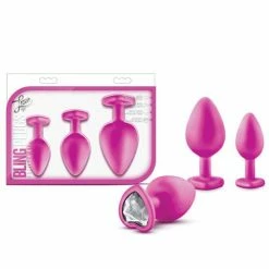 Blush Novelties Anal Toys Blush Luxe Bling Plugs Training Kit