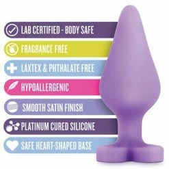 Blush Novelties Anal Toys Blush Play With Me Naughtier Candy Heart Ride Me