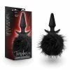 Blush Novelties Blush Temptasia Tail Pom Plug - Black Anal Toys