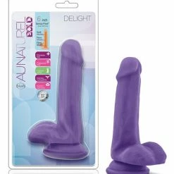 Blush Novelties Dildos Blush Au Natural Bold Massive 6" Dildo - Purple