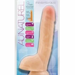 Blush Novelties Blush Au Naturel 9" Sensa Feel Dildo - Beige