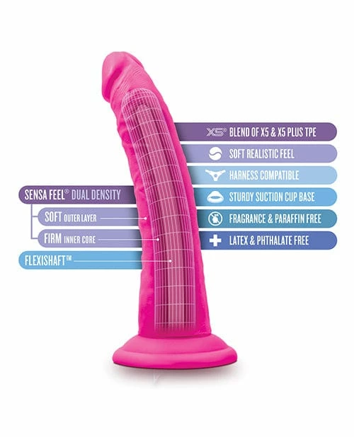 Blush Novelties Dildos Blush Au Naturel Bold Jack 7.5" Dildo